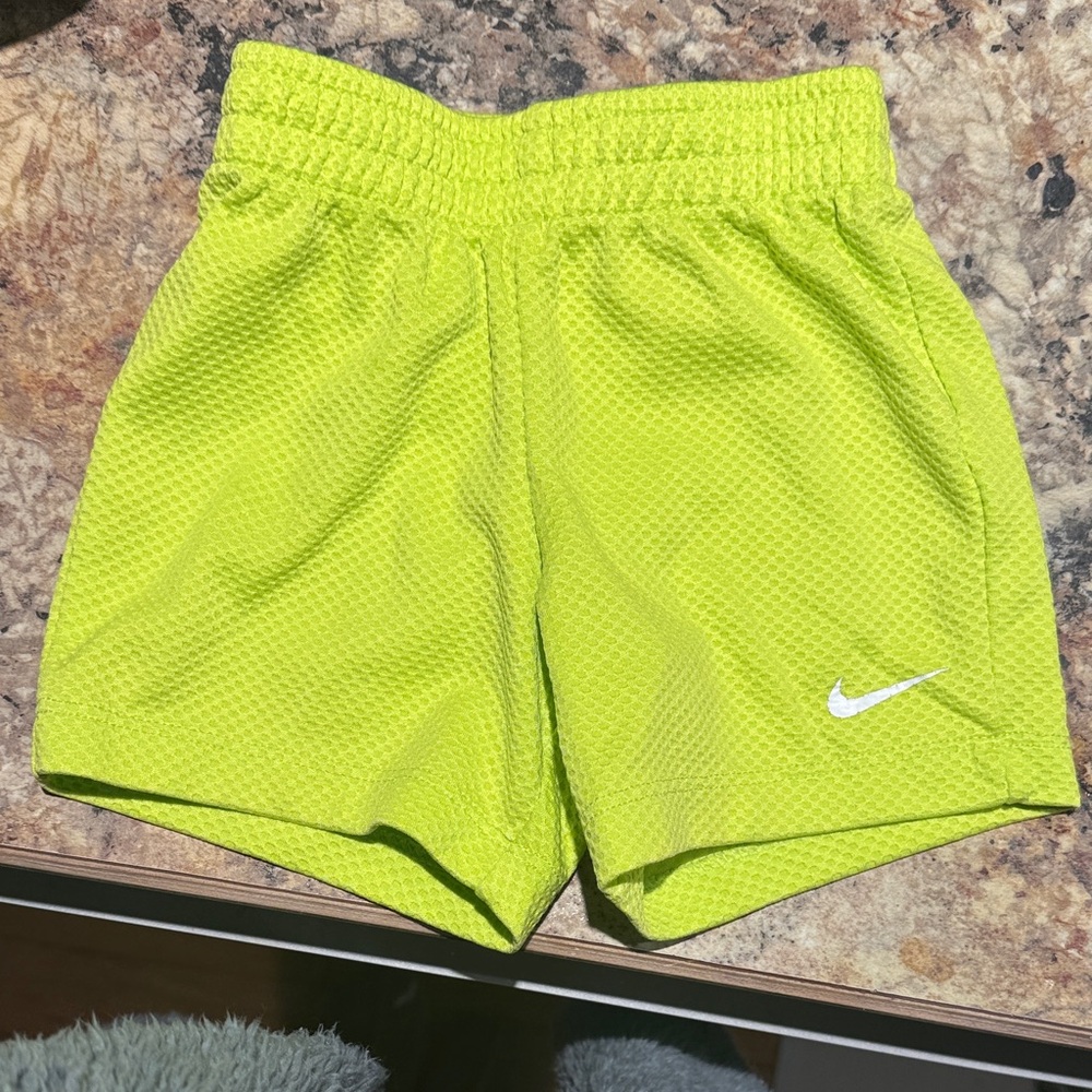 Nike Lime Green Mesh Shorts